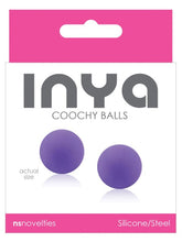 Silky, Compact, and Effective - NS Novelties INYA Coochy Balls Purple Love Eggs and Kegel Exercisers